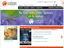 Tablet Screenshot of natureetdecouvertes.ch